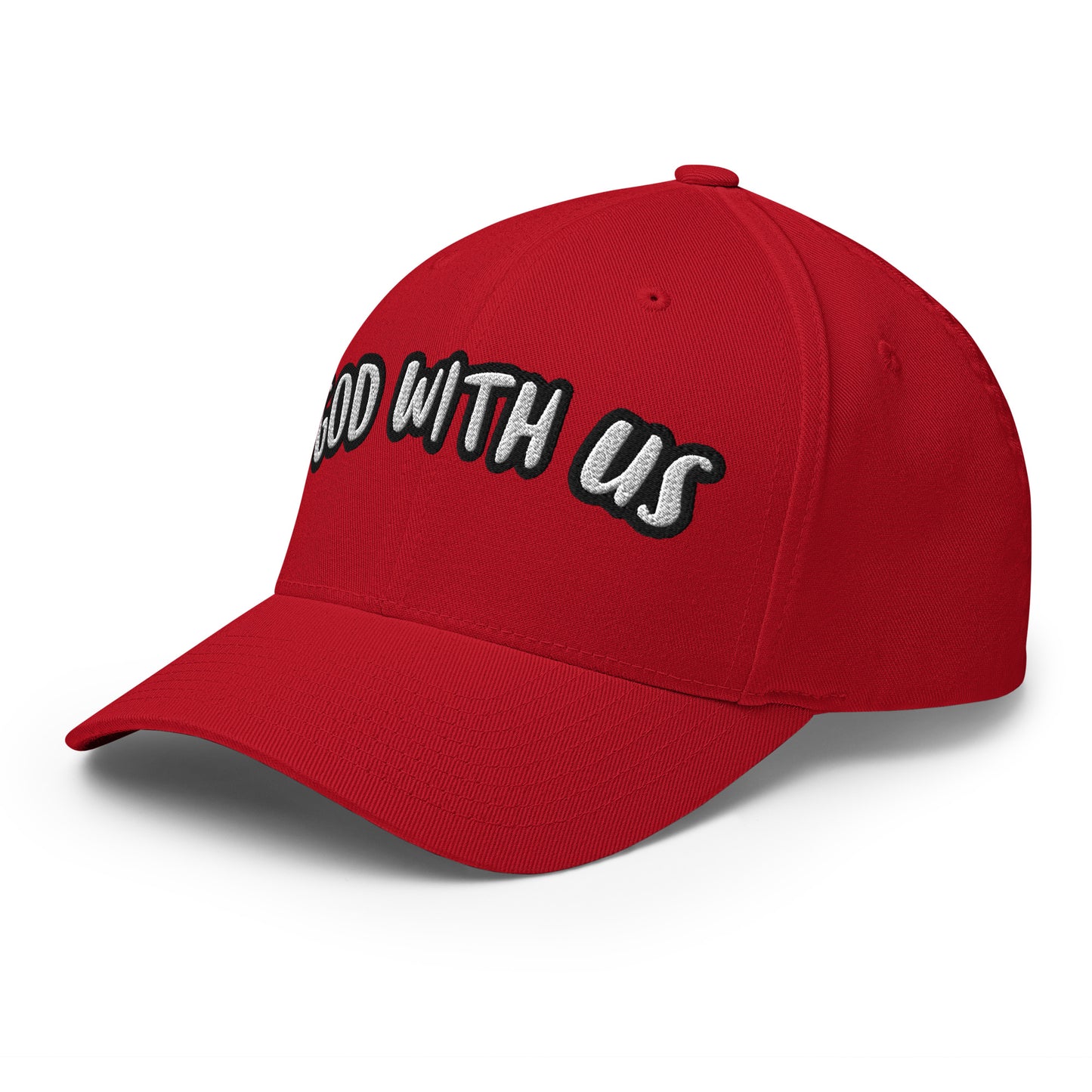 Isaiah 7 - God With Us Flexfit- Red Hat