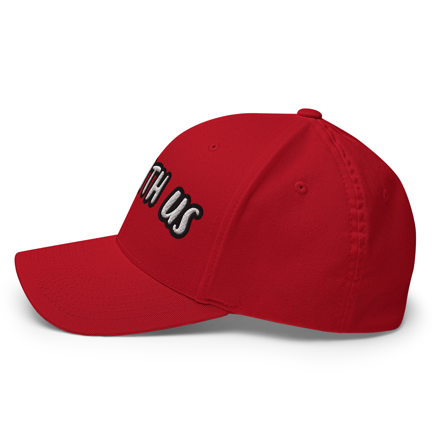 Isaiah 7 - God With Us Flexfit- Red Hat