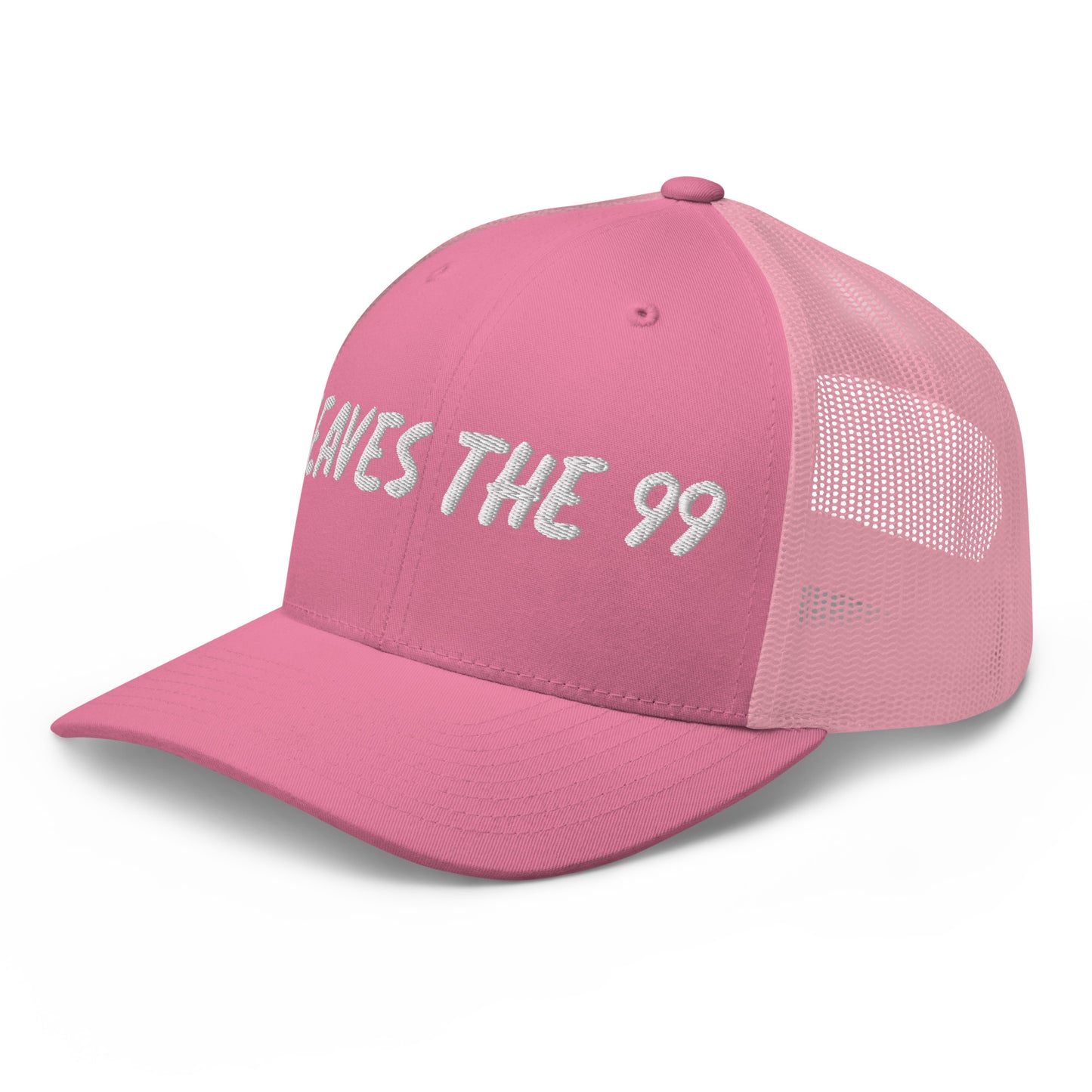 Leaves The 99 Pink Trucker Cap